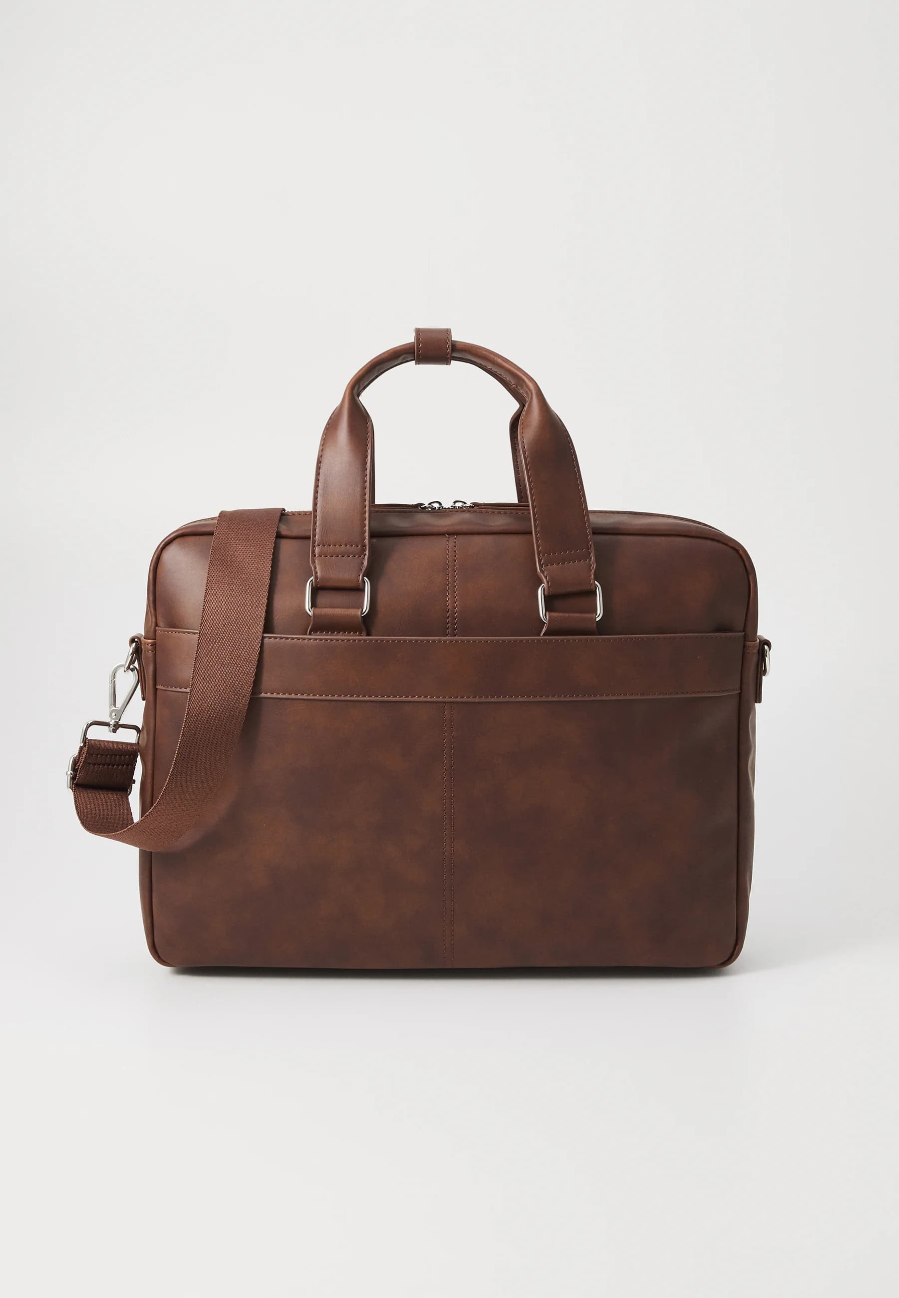 Sacoche pour ordinateur portable unisexe - marron foncé