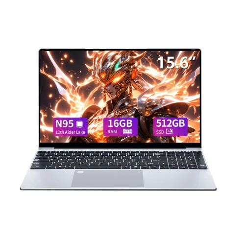 Ordinateur portable 15,6 pouces, 16 Go de RAM, SSD de 512 Go, Windows 11 Pro